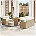 Set Divano da Giardino 8 pcs beige e panna 80 x 80 x 71 cm - Foto miniatura 2
