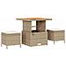 Set Divano da Giardino 8 pcs beige e panna 80 x 80 x 71 cm - Foto miniatura 6