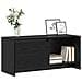 Supporto TV Rovere nero 90 x 35 x 40 cm Legno multistrato - Foto miniatura 3