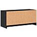 Supporto TV Rovere nero 90 x 35 x 40 cm Legno multistrato - Foto miniatura 8