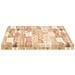 Piano Scrivania Non Trattato 120x60x4cm Legno Massello Acacia - Foto miniatura 6
