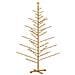 Albero di Natale in legno Marrone 210 cm Legno di pino massello - Foto miniatura 1