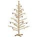Albero di Natale in legno Marrone 210 cm Legno di pino massello - Foto miniatura 3