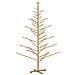 Albero di Natale in legno Marrone 210 cm Legno di pino massello - Foto miniatura 7