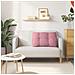 Cuscino per Schiena Rosa 80 x 24 x 50 cm Velluto - Foto miniatura 4