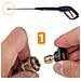 Pistola Alta Pressione Pro Clean Gun Pcg1 - Compatibile Con Idropulitrici Kärcher, Bosch, Lavor | Pressione Max 4000 Psi, Filettatura M22-14mm - Foto miniatura 4