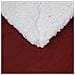 Coperta Rosso Bordeaux 130 x 150 cm Panno - Foto miniatura 5
