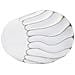 Vaso Lines Bianco In Resina Scultoreo 34x24,5 Cm - Foto miniatura 1