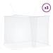 Zanzariera per letto 156 maglia 3 pcs Bianco Poliestere - Foto miniatura 3
