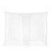 Zanzariera per letto 156 maglia 3 pcs Bianco Poliestere - Foto miniatura 6