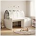 Letto alto per bambini con scrivania Bianco - Foto miniatura 2