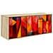 Mobile TV da Parete HEESCH 102 x 33 x 40 cm Rovere Sonoma - Foto miniatura 1