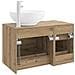 Set di mobili per il bagno 2 pz Rovere Artigianale - Foto miniatura 5