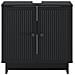 Armadio per Lavabo da Bagno EDE Nero 59,5 x 31,5 x 59 cm - Foto miniatura 3