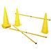 2-in-1 Set Di Coni Per Agility Gialli 81994 - Foto miniatura 1