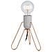 Lampada Da Tavolo Comodino Elegante Moderna Oro Rosato Versanora Vn-l00022-eu - Foto miniatura 1