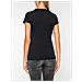 Maglia T Shirt Maglie Donna Armani Exchange 8nytdl 6231 Cotone Original Ai New Taglia S Colore Nero - Foto miniatura 3