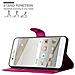 Custodia Compatibile Con Huawei P10 In Rosa Vivo - Coperchio Protettiva Con Chiusura Magnetica, Funzione Stand E Tasca Per Le Carte - Foto miniatura 4
