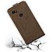 Custodia Compatibile Con Google Pixel 2 Xl In Bruno Caffè - Coperchio Protettivo In Design Flip Con Chiusura Magnetica - Foto miniatura 3