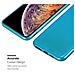 Custodia Compatibile Con Apple Iphone Xs Max In Turchese - Coperchio Protettivo In Silicone Tpu Flessibile Con Design Spazzolato - Foto miniatura 3