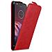 Custodia Compatibile Con Motorola Moto Z2 Play In Rosso Mela - Coperchio Protettivo In Design Flip Con Chiusura Magnetica - Foto miniatura 4