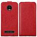 Custodia Compatibile Con Motorola Moto Z2 Play In Rosso Mela - Coperchio Protettivo In Design Flip Con Chiusura Magnetica - Foto miniatura 11