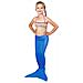 -aquatail-pinne Da Sirena, Taglia M, 6-12 Anni, Colore: Blu, 00502 - Foto miniatura 2