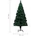 Albero di Natale con Supporto Verde 180 cm in Fibra Ottica - Foto miniatura 5