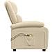 Poltrona Massaggiante Elettrica Crema in Tessuto - Foto miniatura 6