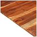 Piano Tavolo in Legno Massello di Acacia 15-16 mm 70x80 cm - Foto miniatura 8