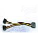 Inter-tech 88885532 Sata-kabel 0,15 M Sata 15-pin 2 X Sata 15-pin (88885532)  - Foto miniatura 1