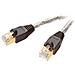 CAT 6e network lead, 2.0 m, transparent, 2m, Maschio / maschio, Bianco - Foto miniatura 1