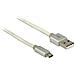 0.5m USB 2.0-A / USB 2.0 Micro-B 0.5m USB A Micro-USB B Bianco cavo USB - Foto miniatura 1