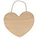 Cuore Di Legno Da Appendere 25 X 22 Cm - Foto miniatura 1