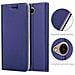 Custodia Compatibile Con Lg X Power 2 In Classy Blu Scuro - Coperchio Protettiva Con Chiusura Magnetica, Funzione Stand E Tasca Per Le Carte - Foto miniatura 6