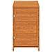Capanno Da Giardino Marrone 55x52x112cm Legno Massello Di Abete - Foto miniatura 3