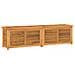 Contenitore Giardino Con Borsa 200x50x53cm Legno Massello Teak - Foto miniatura 2