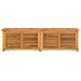 Contenitore Giardino Con Borsa 200x50x53cm Legno Massello Teak - Foto miniatura 3