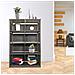Scaffale Organizzativo 5 Piani 10 Fori Pvc E Tessuto Home 125x80x29 Cm - Foto miniatura 3