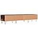 Mobile Porta Tv Rovere Fumo 150x36x30 Cm In Legno Multistrato - Foto miniatura 8