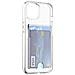 Cover Ibrida Per Iphone 14 Con Porta Carte Integrato, Trasparente - Foto miniatura 2