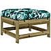 Set Divani Da Giardino 7pz Con Cuscini Legno Impregnato Di Pino - Foto miniatura 5