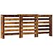Copertura Termosifone Legno Antico 205x21,5x83,5 Cm Multistrato - Foto miniatura 2