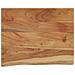 Mensola A Muro 40x30x2,5cm Rettangolare Legno Acacia Bordi Vivi - Foto miniatura 2