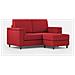 Divano Marrak 2 Posti (due Sedute Da 60cm) + Pouf Misure Esterne L. 148 P. 155 Colore Rosso - Foto miniatura 4