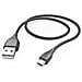 00201586 Cavo Usb Usb 2.0 1,5 M Micro-usb A Usb A Nero (Usb-a To Micro Usb Quick Charging Cable, Usb 2.0, 1.5 - Foto miniatura 1