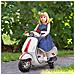 Moto Elettrica per Bambini a Licenza Vespa con Rotelle, Fanale e Musica, in PP e Metallo, 107x47x73 cm, Bianco - Foto miniatura 4