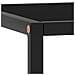 Lusso Casadino -  Tavolino Da Salotto Nero Con Vetro Nero 40x40x50 Cm - Foto miniatura 4