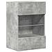 Mobili TV a Parete con Luci LED 2pz Grigio Cemento 40x30x60,5cm - Foto miniatura 6