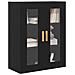 Armadio da Parete in Rovere Nero - 69.5x34x90 cm - Foto miniatura 3